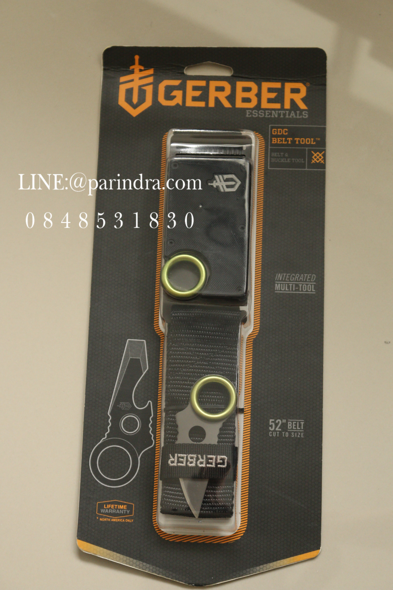เข็มขัดซ่อนมีด Gerber GDC Belt tool ยาว 52 นิ้ว
