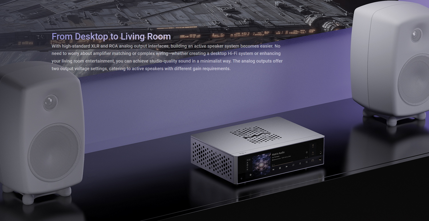 MATRIX Audio TS-1 สตรีมเมอร์ แบบ all-in-one สำหรับผู้ที่รักเสียงเพลง ประกันศูนย์ไทย