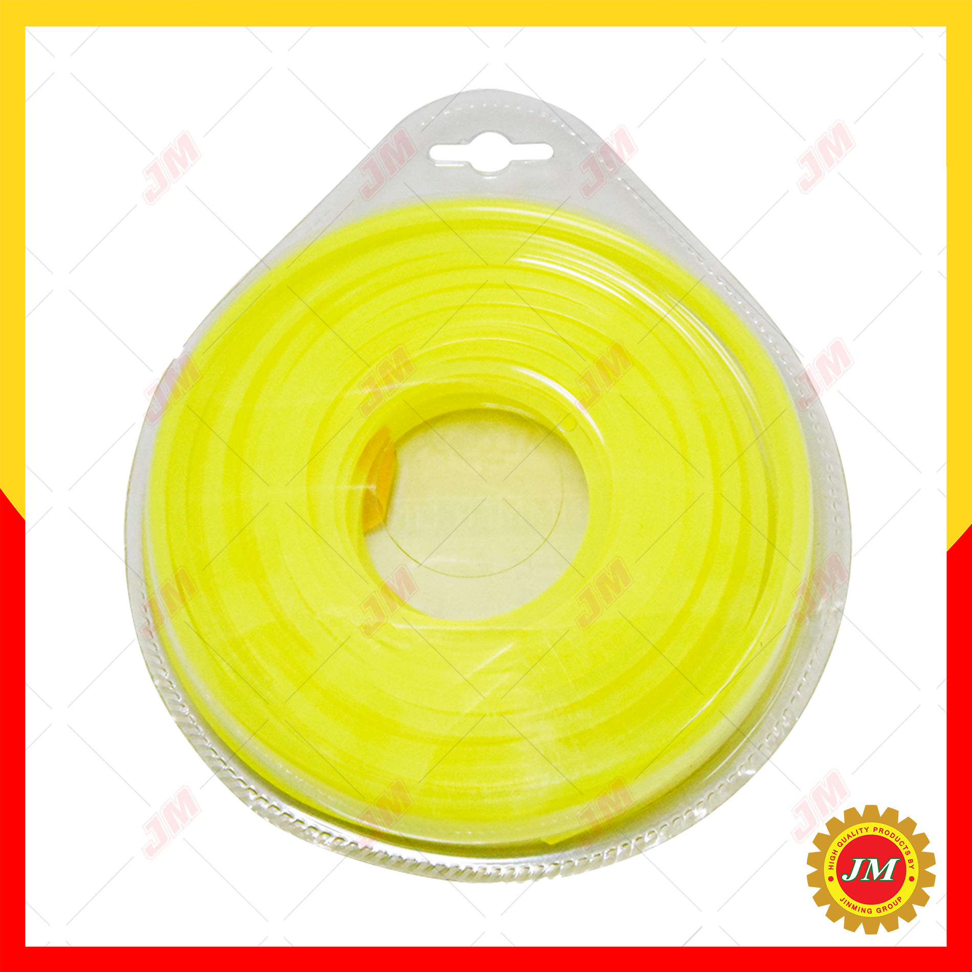 เอ็นตัดหญ้า 40เมตร* Falcon 0.5 ปอนด์ 3.0 มม. กลม/เหลี่ยม เหลือง/ขาว/ส้ม