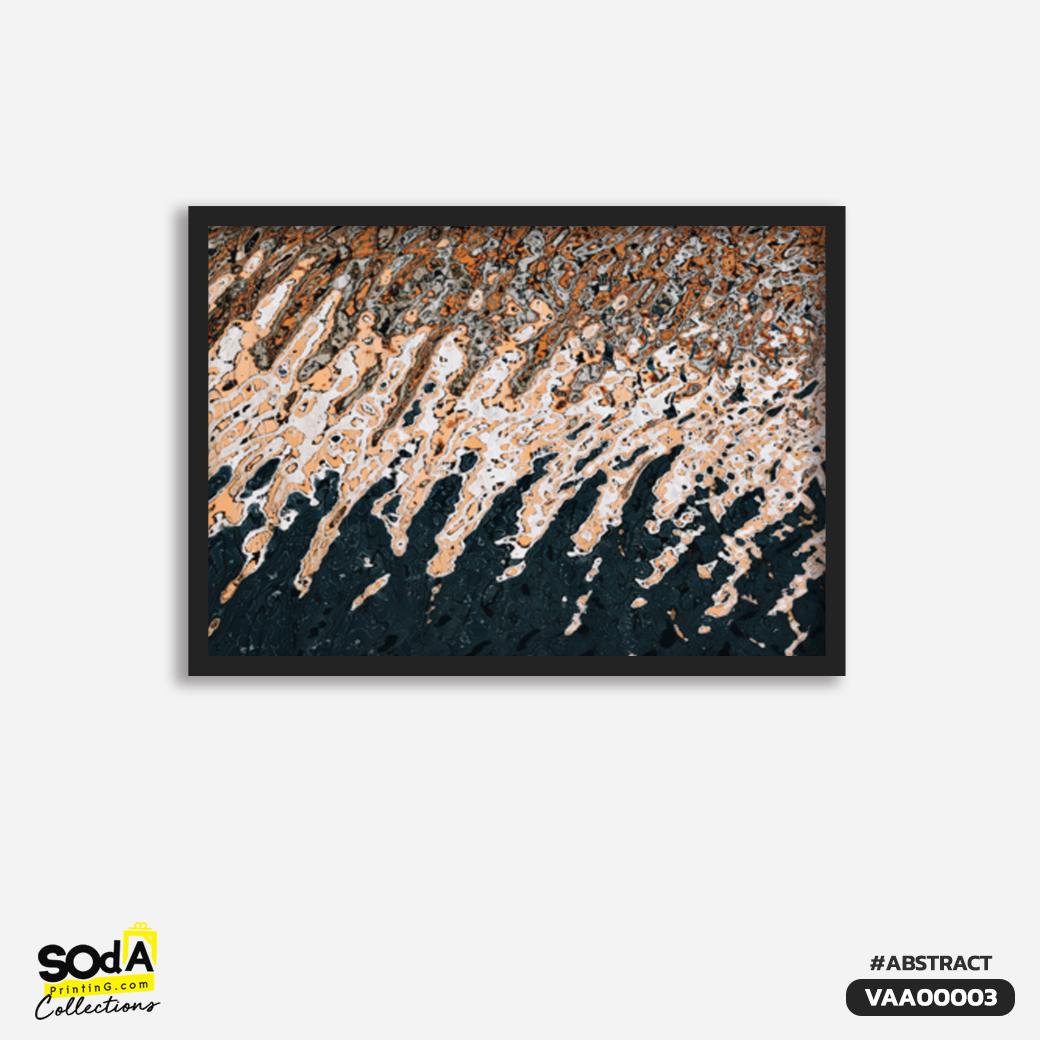 ภาพตกแต่งบ้านสำเร็จรูป Charming Gold VAA00003 #SOdAcollection #ภาพตกแต่งบ้านสไตล์แอ็บสแตรค #ABSTRACT