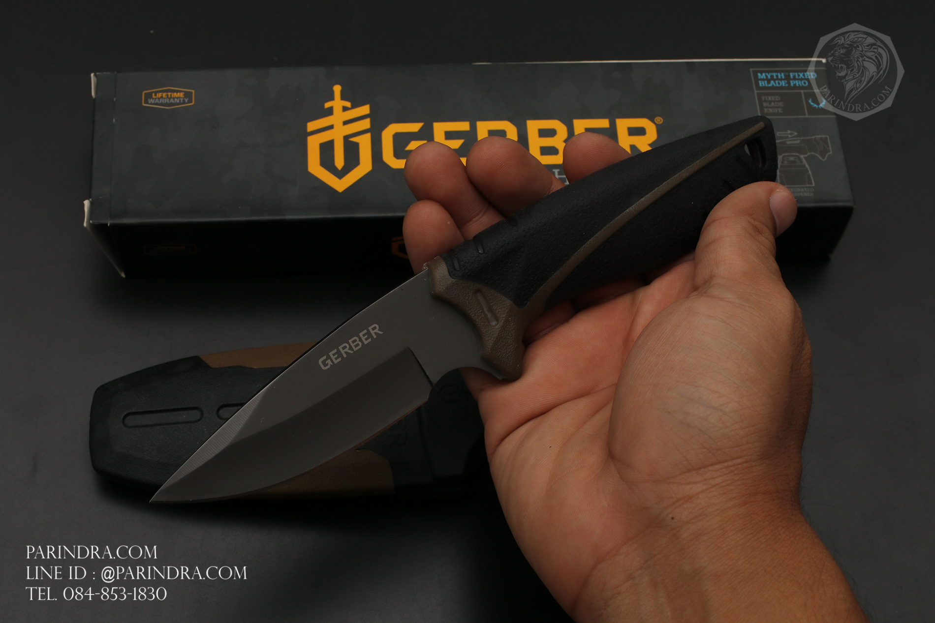 มีดใบตาย Gerber Myth พร้อมปลอกมีด A+ (OEM)