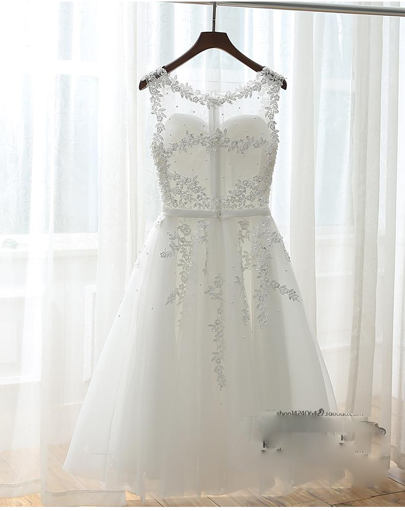 Pro-order เดรสสวย ถ่ายพรีเวดดิ้ง แขนกุด สวยหวานโชว์หลัง (ซิปหลัง)