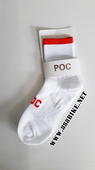 ถุงเท้าปั่นจักรยาน POC Cycling socks เนื้อผ้าระบายอากาศ และ ยืดหยุ่นสุง(โปรดระบุสีตรงหมายเหตุ)