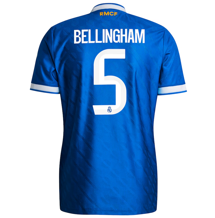 เสื้อรีลมาดริด 2025 2026 ชุดที่3 Bellingham 5 รุ่นนักเตะ adidas Third Authentic ของแท้
