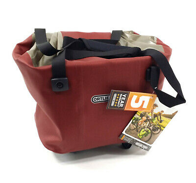 กระเป๋าหน้าแฮนด์ ORTLIEB HANDLEBAR BASKET 16L มีสีดำและสีแดง