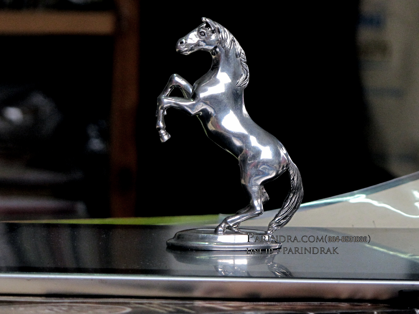 รูปหล่อรูปม้า จากโลหะ Pewter งานฝีมือคนไทย 100% (สวยมากๆคล้ายเนื้อเงินแท้)