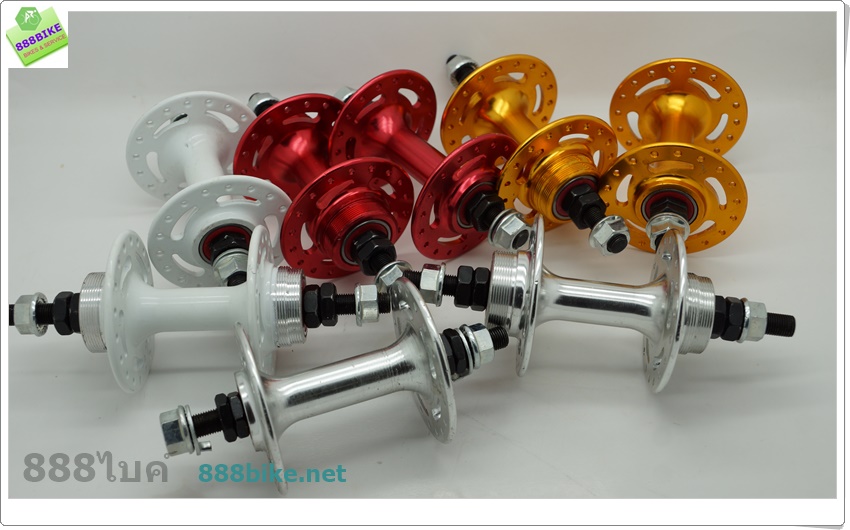 ดุมฟิกเกียร์ Chaser อัลลอยด์ แบร์ริ่ง 36 รู มีสีแดง,ขาว,เงินและ ทอง