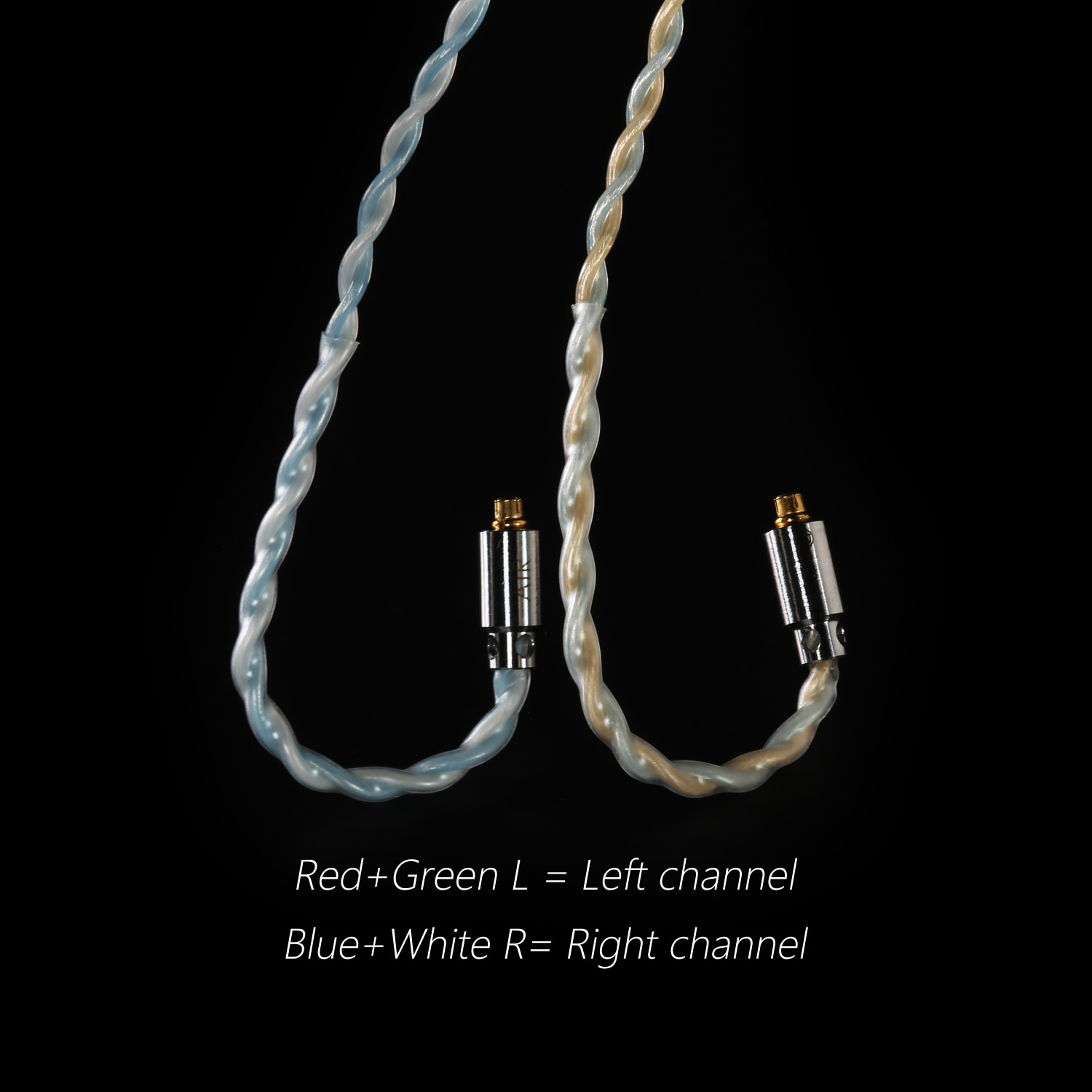 ขาย DD BC120B สายอัพเกรดหูฟัง OCC ชุบเงินระดับ 6N สายถัก 4 แบบ Litz