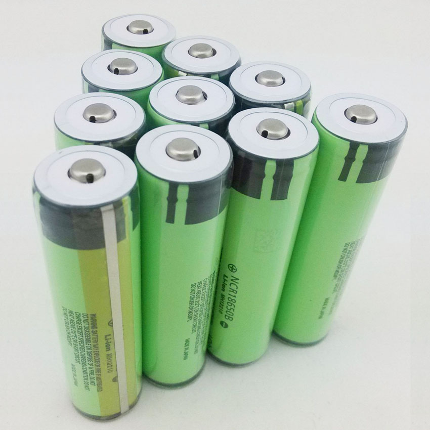 แบบเตอรี่แบบชาร์จ Panasonic NCR 18650 3400 mAh Protected (แบบมีวงจร) ของแท้ 100%