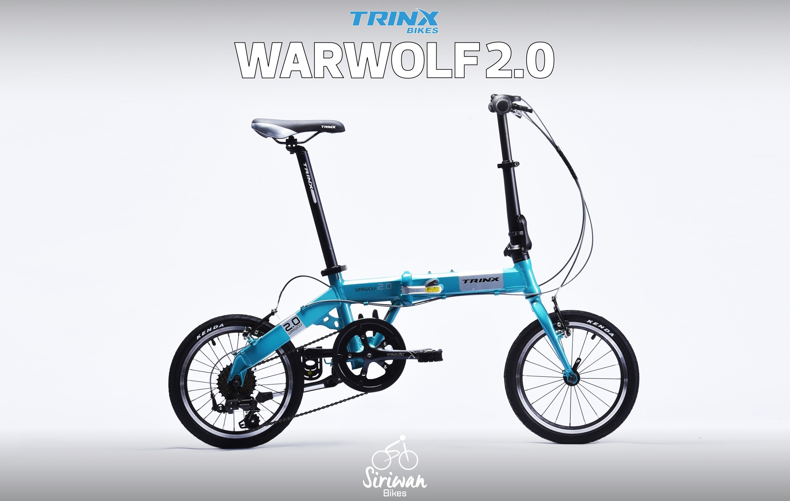 TRINX WARWOLF 2.0 จักรยานพับได้ TRINX 16 นิ้ว เกียร์ 7 สปีด เฟรมอลูมิเนียม, TRINX MY2022