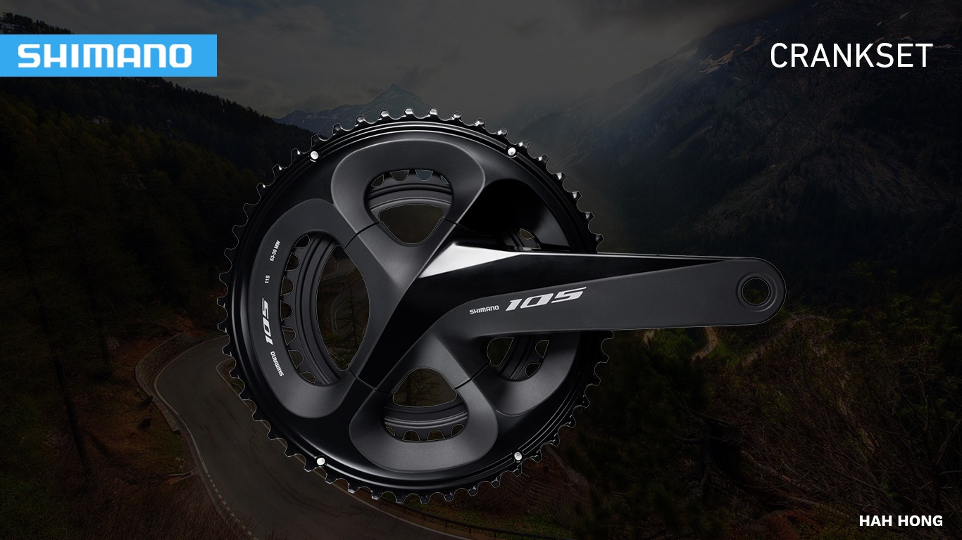 จาน 105, FC-R7000 HOLLOWTECH II Crankset (11-speed) ไม่รวมกระโหลก