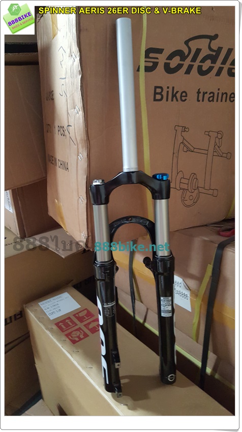 โช๊คลม Spinner Aeris 300 Plus 30mm 29er (30มม) Disc Only, MTB Suspension Front Fork (โช้คลม 29 คอตรง แกน9มม.)