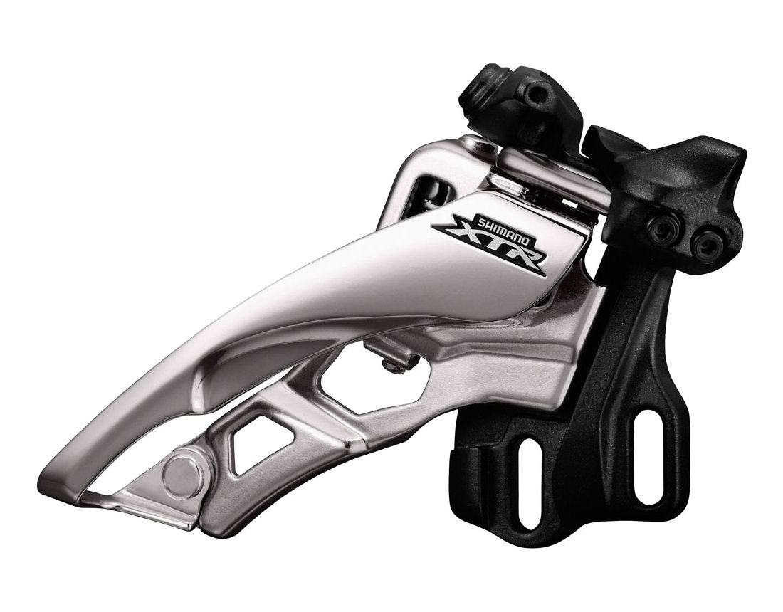 ตัวสับจาน XTR, FD-M9000-E, 11-SPD, จาน 3 ชั้น, รุ่นติดกะโหลก, Side Swing, มีกล่อง