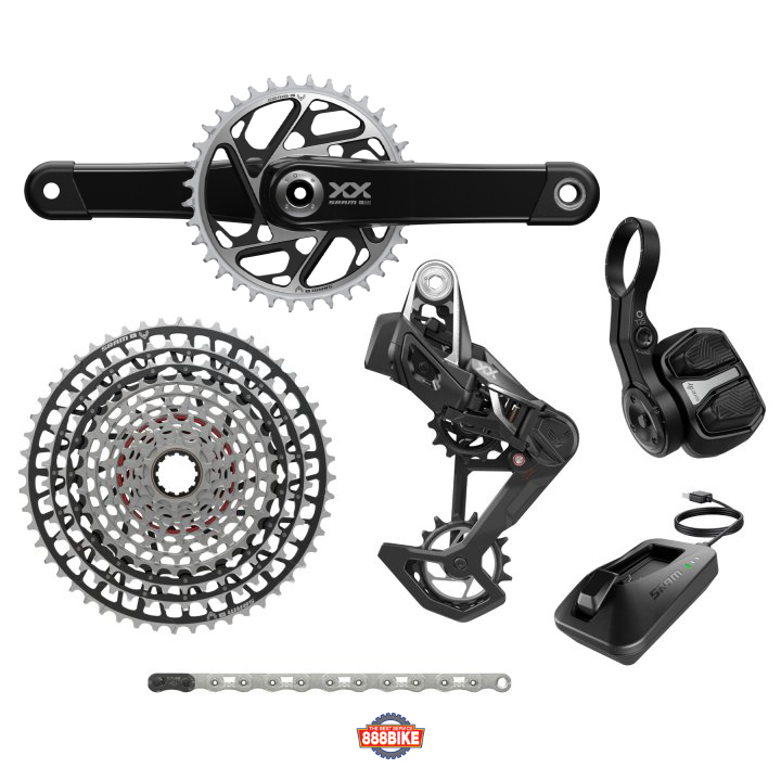 SRAM XX SL Eagle AXS ชุดเกียร์เสือภูเขา ไร้สาย 100% 12 Speed