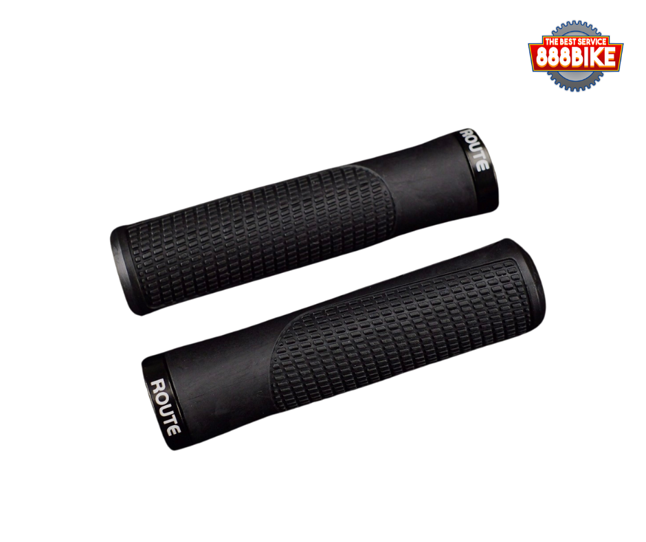 ปลอกแฮนด์จักรยาน ROUTE เเบบมีที่พักมือ และ แบบกลม Grips