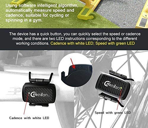ตัววัดรอบขา Meilan C1 2 in 1 Bike Speed & Cadence Sensor, Bluetooth/ANT +