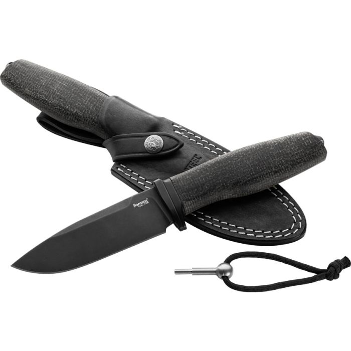 LionSTEEL ACHA Fixed Blade Black