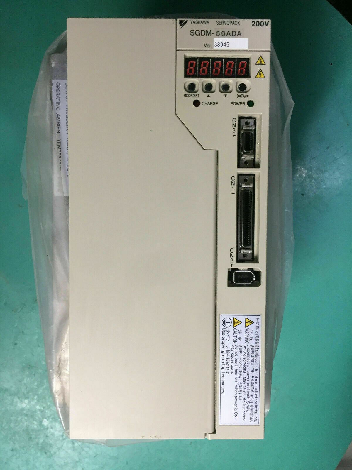 SERVO DRIVE " YASKAWA " รุ่น SGDM-50AD