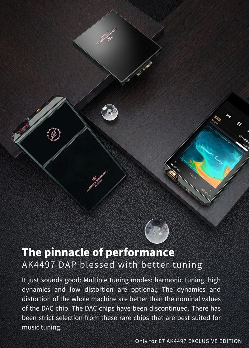 Luxury & Precision E7 DAP เทพ เครื่องเล่นเพลงพกพารุ่นเรือธง โมดูลาร์ซีรีส์ 7 ใหม่ ประกันศูนย์ไทย