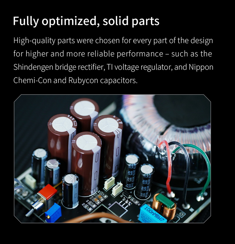 ขาย FiiO PL50 แหล่งจ่ายไฟแบบควบคุมเชิงเส้น เสียงรบกวนต่ำ ประกันศูนย์ไทย