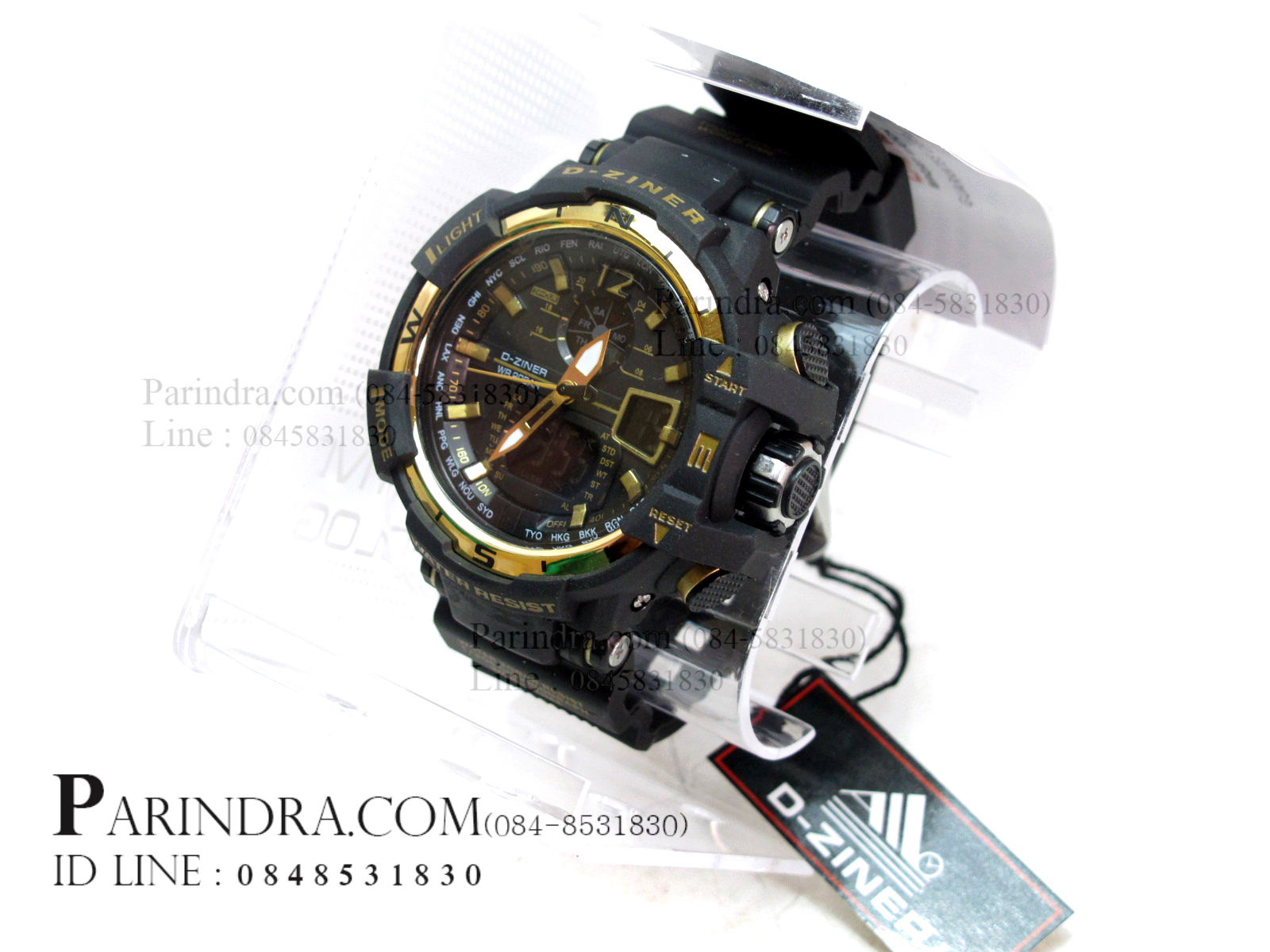 นาฬิกา D-ZINER ขอบเข็มทิศสีทอง