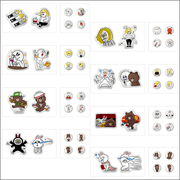 ขาย Line Sticker ลิขสิทธิ์แท้จากญี่ปุ่นโดย Takara-Tomy สำหรับแปะ iPad iPhone มือถือ Android เพื่อตกแต่งบ่งบอกความเป็นไลน์ในตัวคุณ !