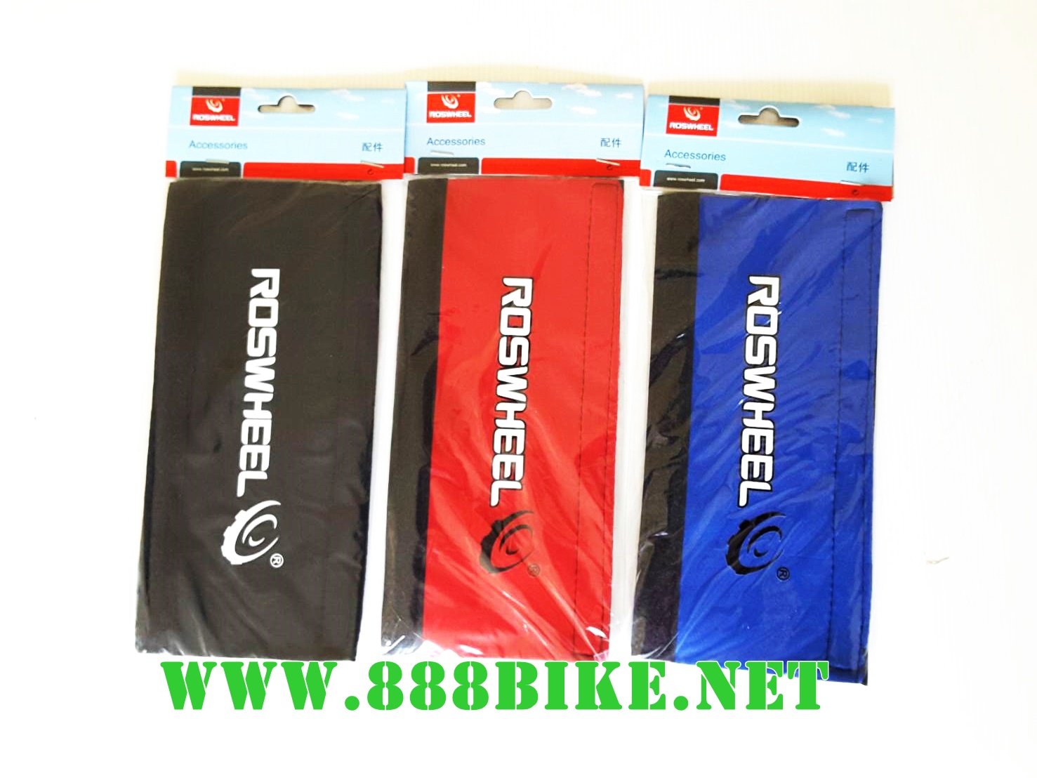 แผ่นผ้าหุ้มตะเกียบหลังกันโซ่ Roswheel chain protector (SALE!!!)มีสีแดง,ดำ,น้ำเงิน