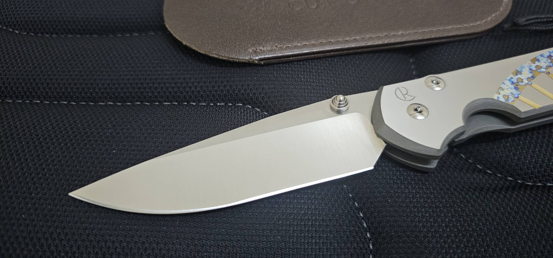 Chris Reeve Knives Large Sebenza 31 Unique Graphic Drop Point MagnaCut