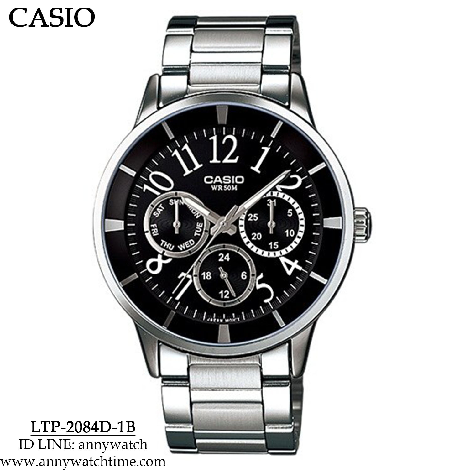 CASIO LTP-2084D-1B