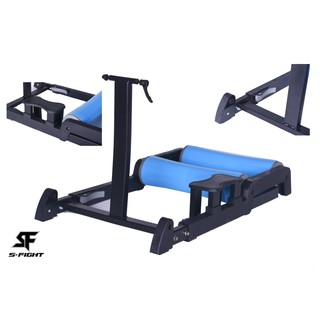 S-FIGHT 2 ROLLERS INDOOR CYCLING Roller Trainer เทรนเนอร์ 2 ลูกกลิ้งแบบจับตะเกียบ, SF-7073-35-2