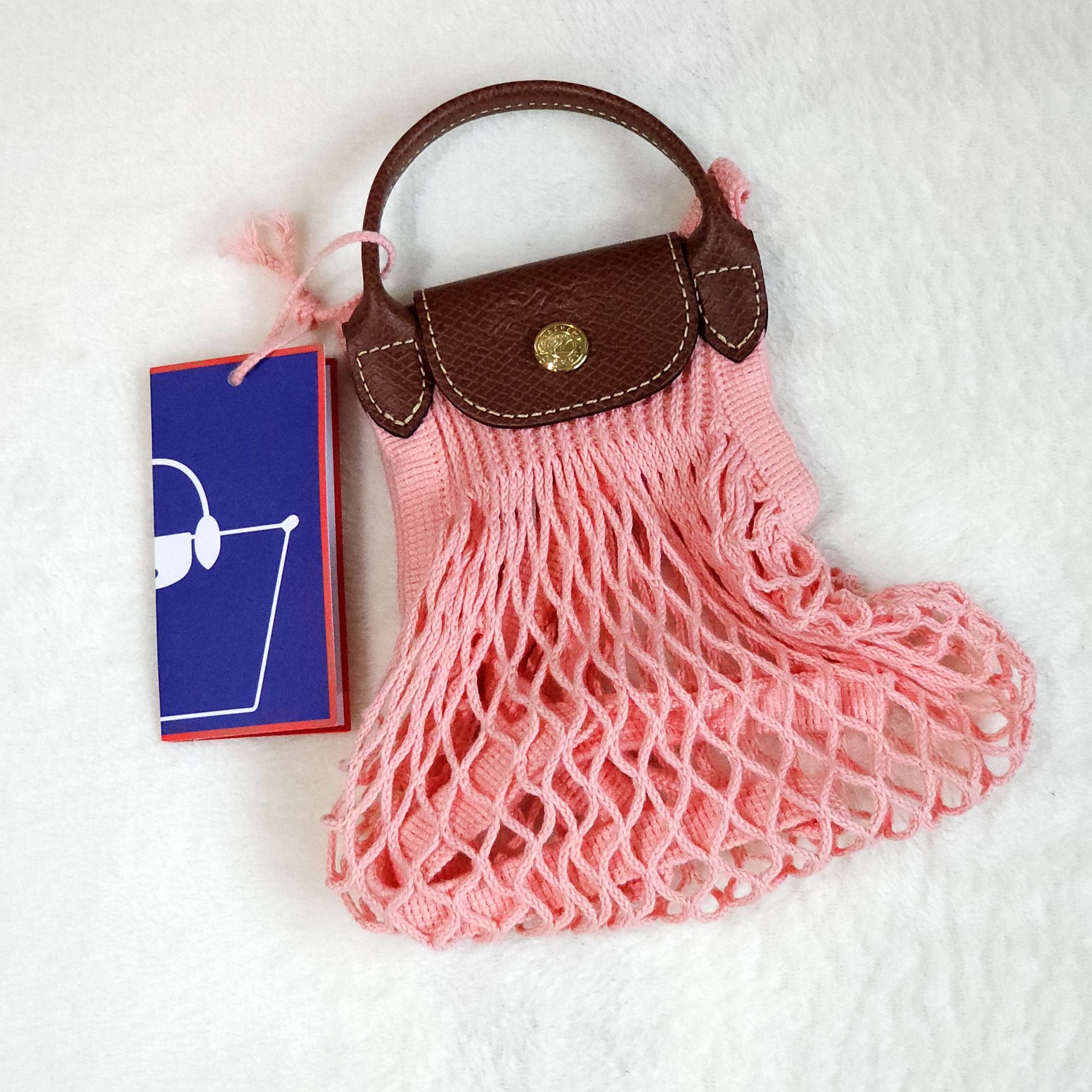 **พร้อมส่ง ไม่ต้องพรี** กระเป๋า Longchamp Fillet สี Rose ของแท้ 100% ความตะมุตะมินี้ ที่ทุกคนตามหา
