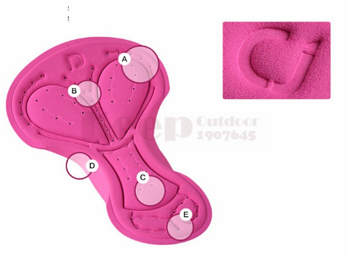 กางเกงขาสี่ส่วน CHIJI WOMEN CYCLING SHORTS,CJ-6589