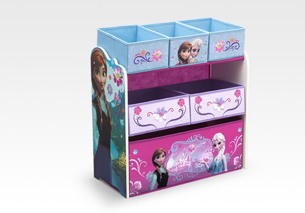 นำเข้า 🇺🇸 ชั้นเก็บของลาย โฟรเซ่น Disney Frozen Multi-Bin toy organizer ลิขสิทธิ์แท้ 100%