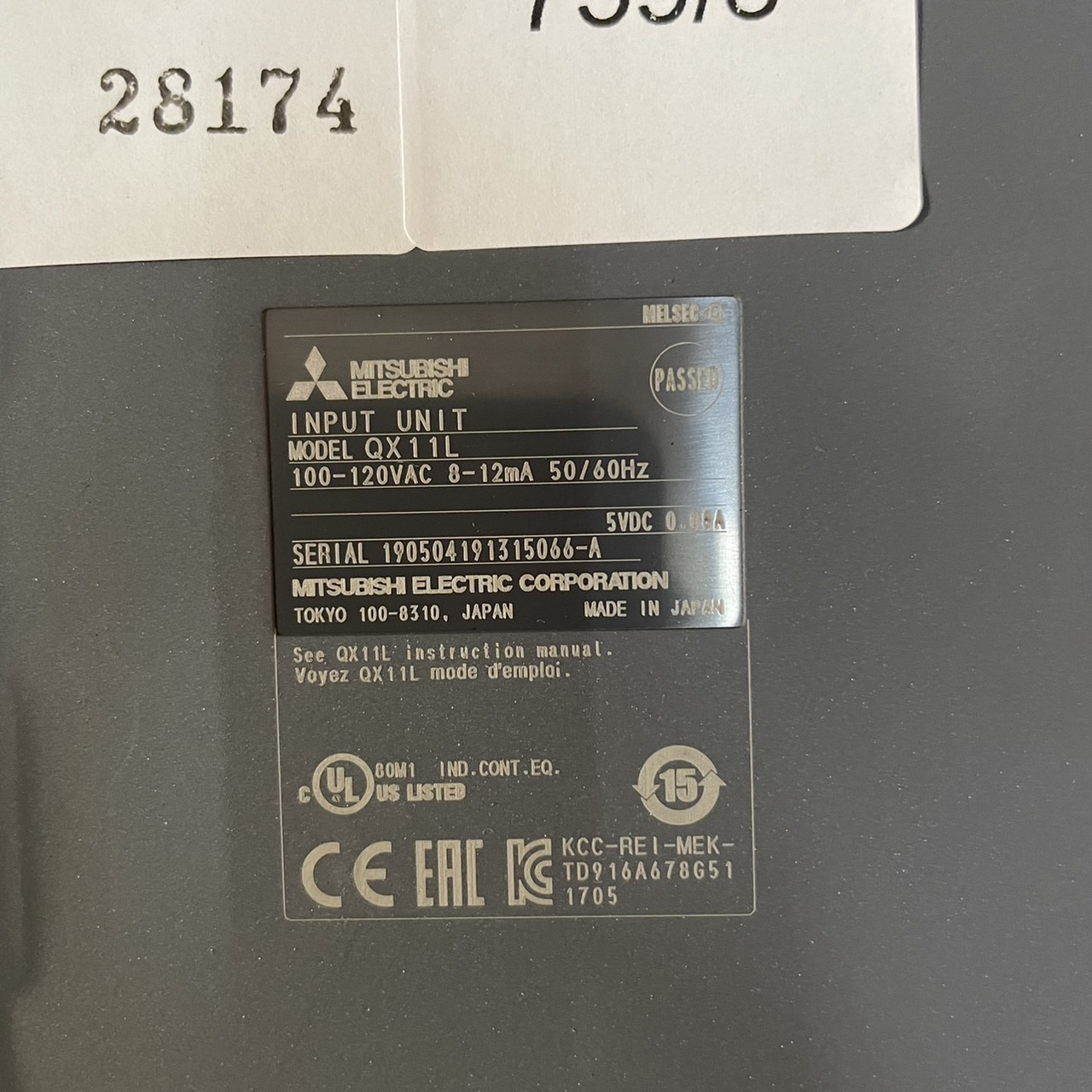 QX11L PLC " MITSUBISHI "