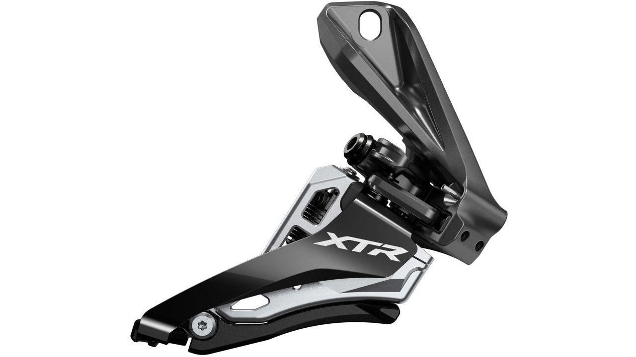 สับจาน Shimano XTR FD-M9100 2-/12-speed Front Derailleur มีกล่อง,Mid clamp, Direct mount, E-Type