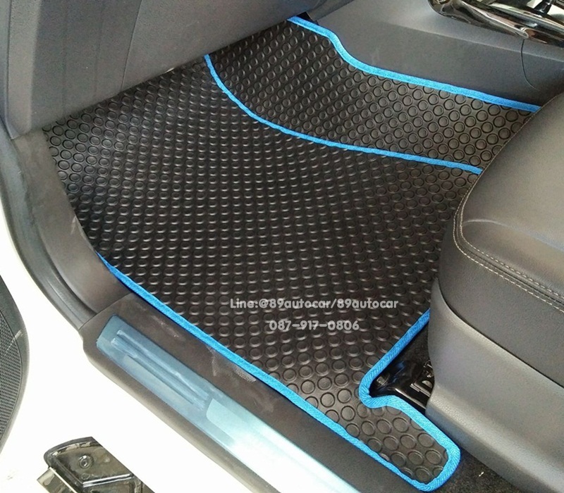 ขายยางปูพื้นรถเข้ารูป Isuzu Mu-X ลายกระดุมสีดำขอบฟ้า