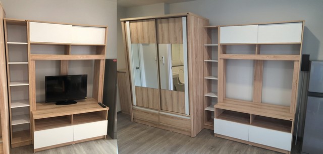 ให้เช่าคอนโด รีช พหลโยธิน 52 ตึกB 29 ตร.ม.แบบกั้นห้อง มีเครื่องซักผ้า ใกล้ BTS สะพานใหม่