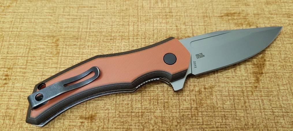 Fawkes Orange W/ D2 Blade Steel