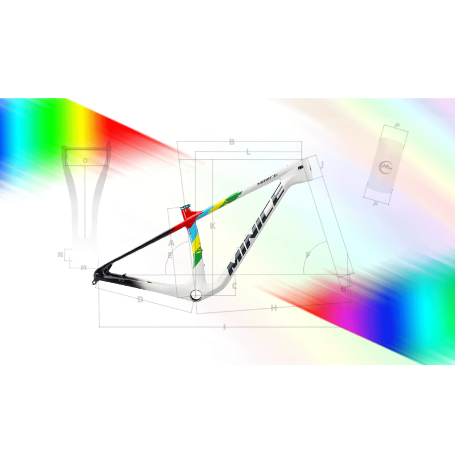 Minice M3 29" Carbon Fiber Mountain Bike Frame – Ultra-Light Cross Country Frame (Starting at Just 1,050g!)