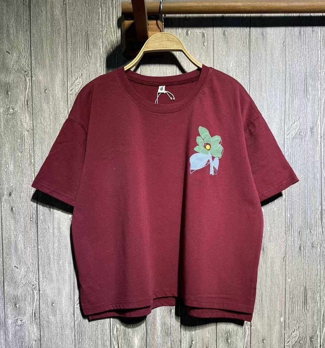 เสื้อยืดสกรีนลายดอกไม้ 9am
