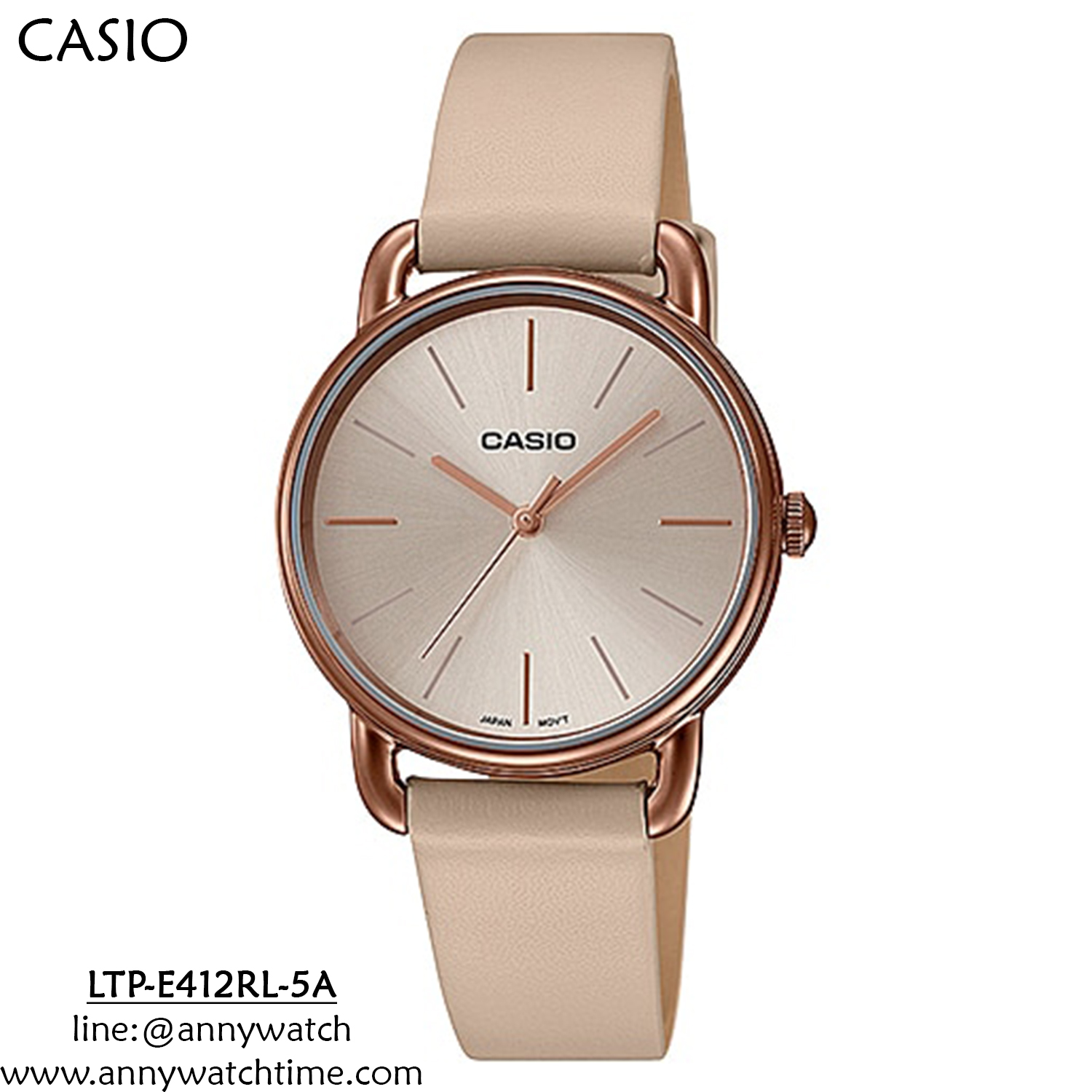 CASIO LTP-E412RL-5A