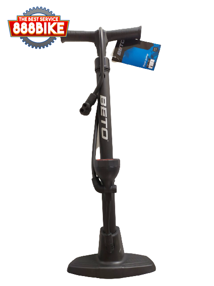 สูบตั้งพื้นอลูมิเนียม BETO CMP-114AG1 ด้ามไฟเบอร์ เบา สูบได้ทั้ง Presta และ SChrader 160PSI