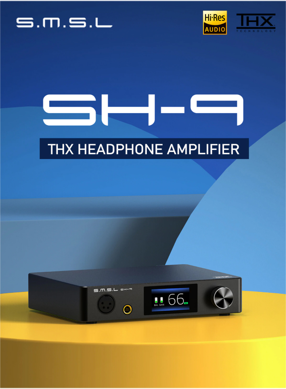 ขาย SMSL SH-9 แอมป์ตั้งโต๊ะระดับ Hi-Res รองรับ THX ประกันศูนย์ไทย