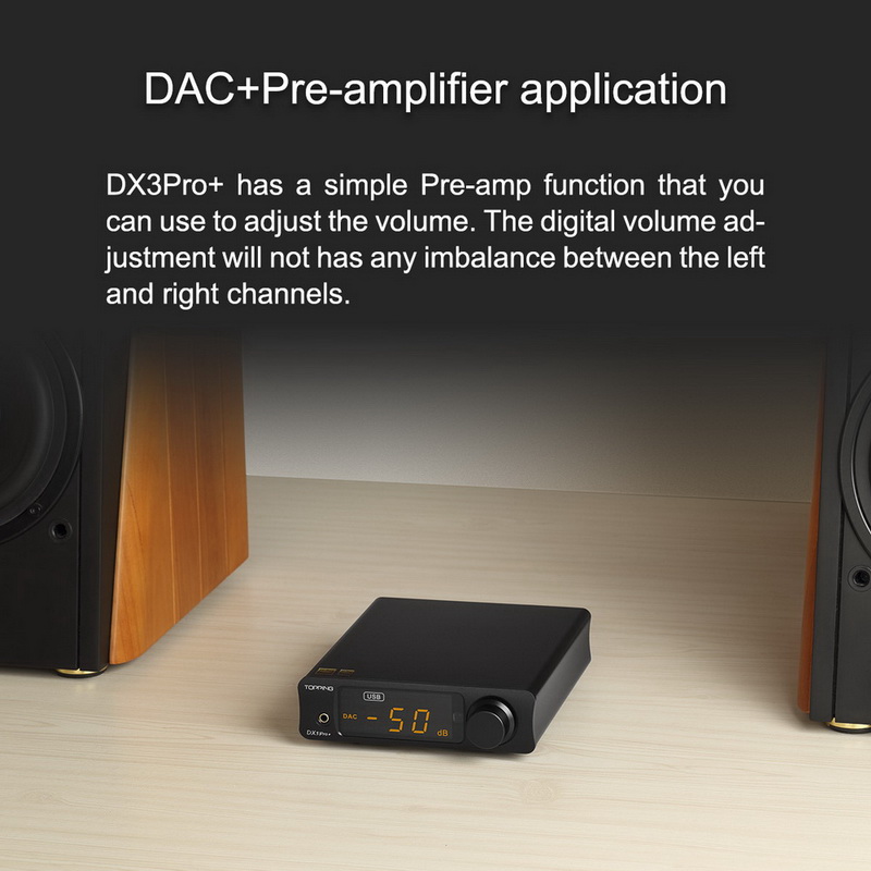 ขาย Topping DX3 PRO+ DAC& ตั้งโต๊ะ รองรับ Dual Hi-Res