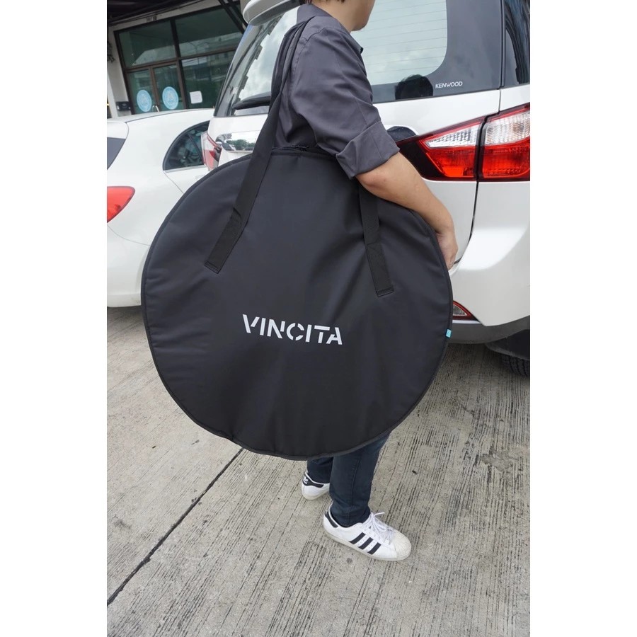 VINCITA B190 กระเป๋าใส่ล้อจักรยานเดี่ยว | รองรับล้อ 29 นิ้ว | กันน้ำ 600D | PE Board + Foam 5mm | 72x13x72 cm