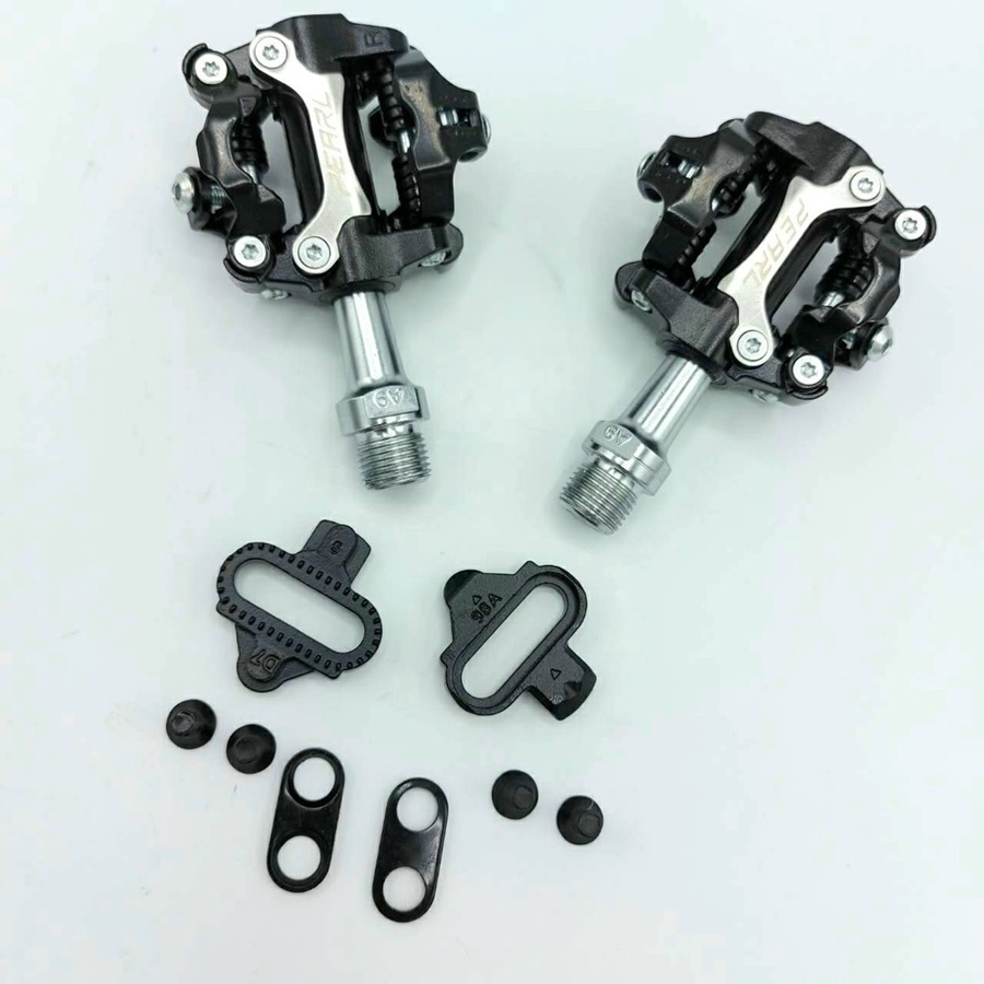 บันไดเสือภูเขา PEARL M250 MTB CLIPLESS แกนโครโม แบร์ริ่ง