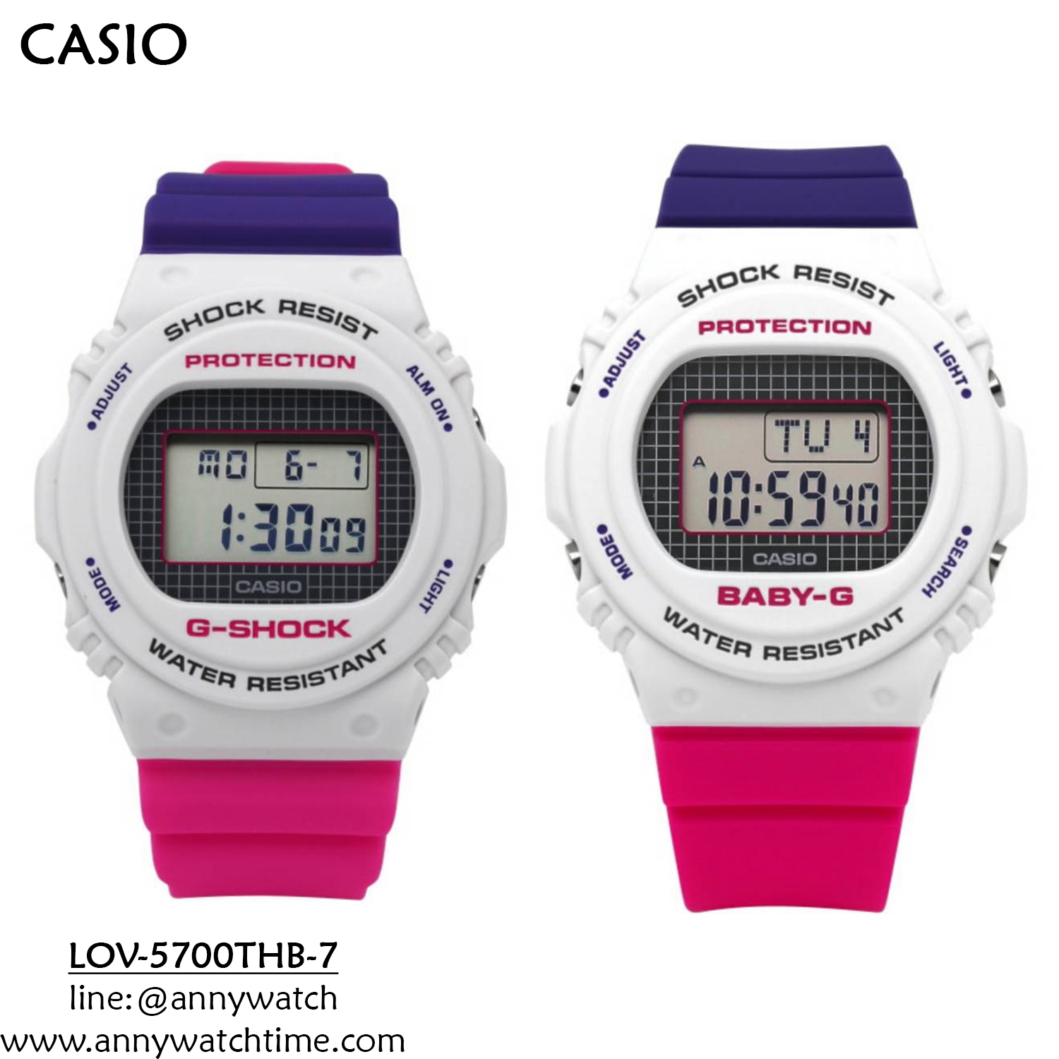 CASIO LOV-5700THB-7