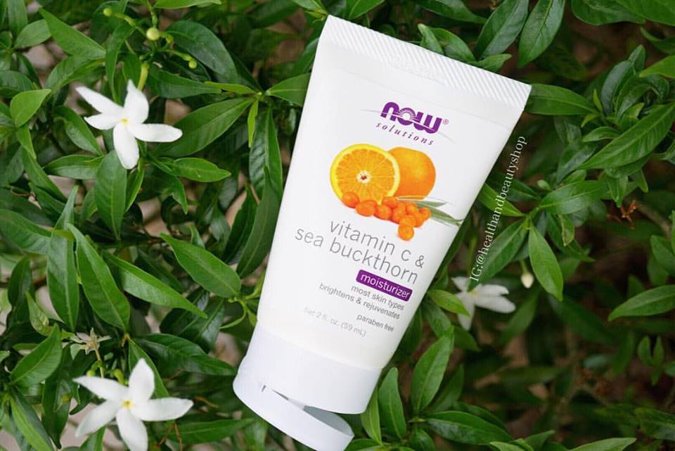 Now Foods, Solutions, Moisturizer, Vitamin C & Sea Buckthorn, 2 fl oz (59 ml)