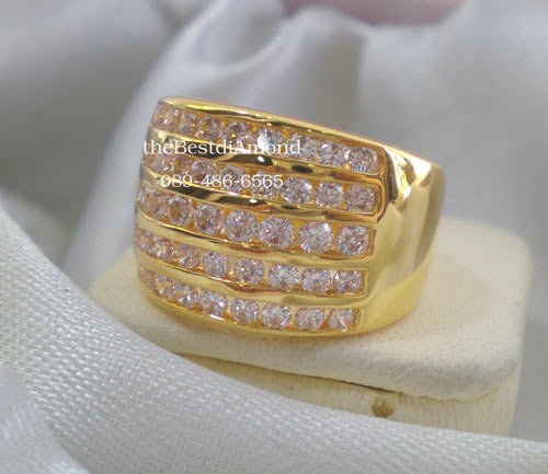 BR618+++แหวนแถวPerfect 5 แถว+++สุดสวย Modern ดูดีมากๆๆ เพชรก็วิบๆ แบบจากร้านจิว เลยค่ะ ดูหรู มีรสนิยมมากๆๆ.ใส่แล้วเต็มนิ้วสวยมากๆๆ