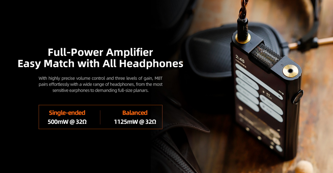 Shanling M8T DAP เครื่องเล่นพกพาหลอดแก้ว ระบบ Android 13 ระดับเรือธง ประกันศูนย์ไทย